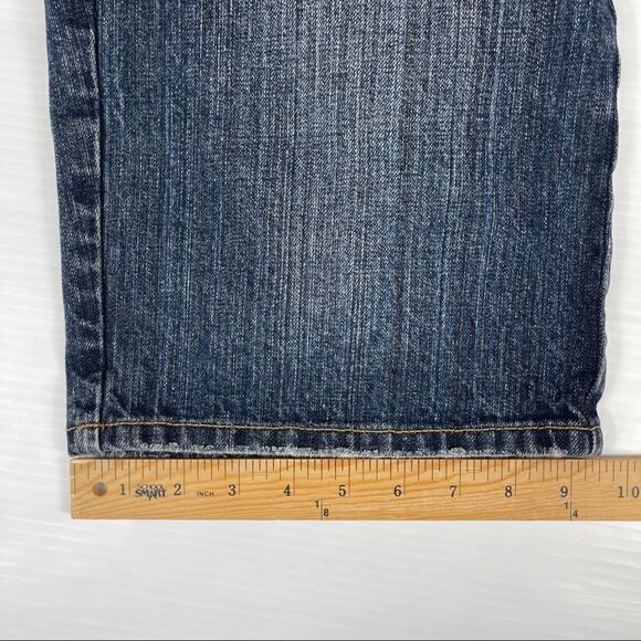 Billabong Denim Shorts Women's Size 10 Spellout Low Rise - Picture 10 of 10